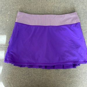 Lululemon Purple Pleated Tennis Skort Size 4 Regular